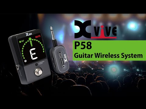 This Guitar Wireless System Has a Built-In Tuner?! Meet Xvive's New P58!