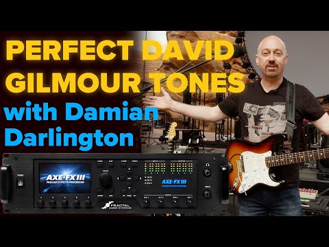 Perfect David Gilmour Guitar Tones!  |  Fractal Tone Tour with Brit Floyd's Damian Darlington
