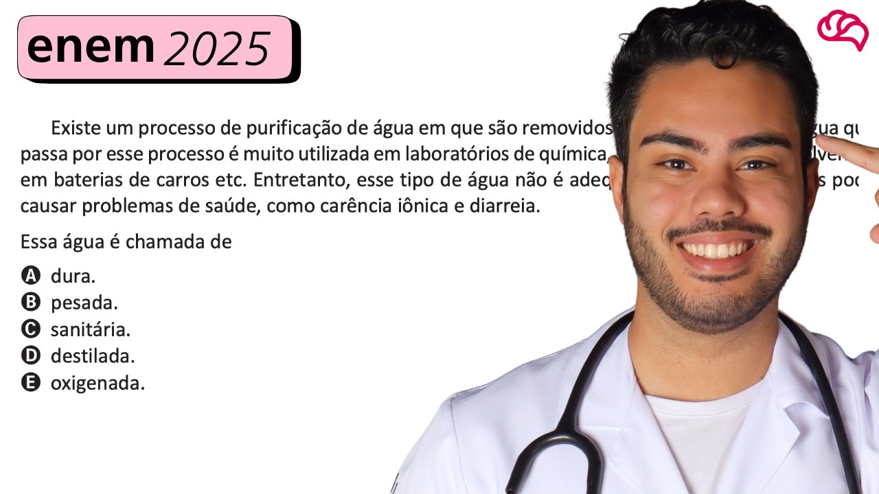 Resolução em Vídeo — Questão 100 ENEM 2025