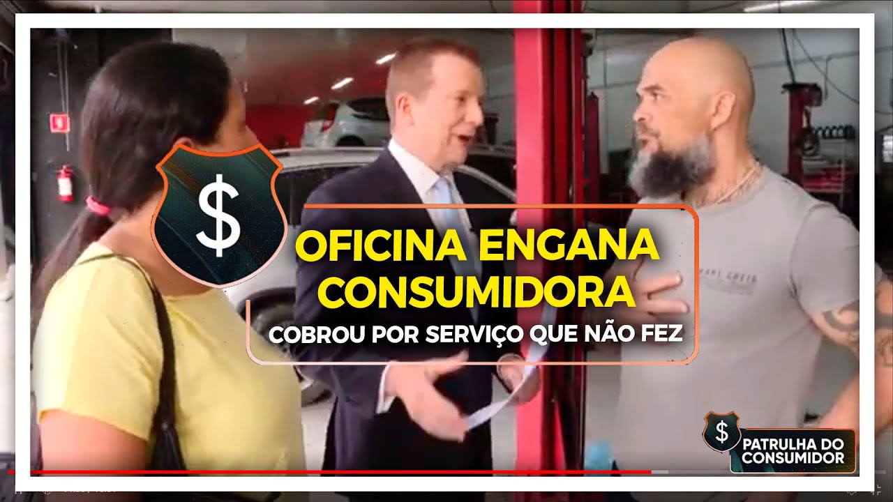OFICINA ENGANA CONSUMIDORA - COBROU POR SERVIÇO QUE NÃO FEZ