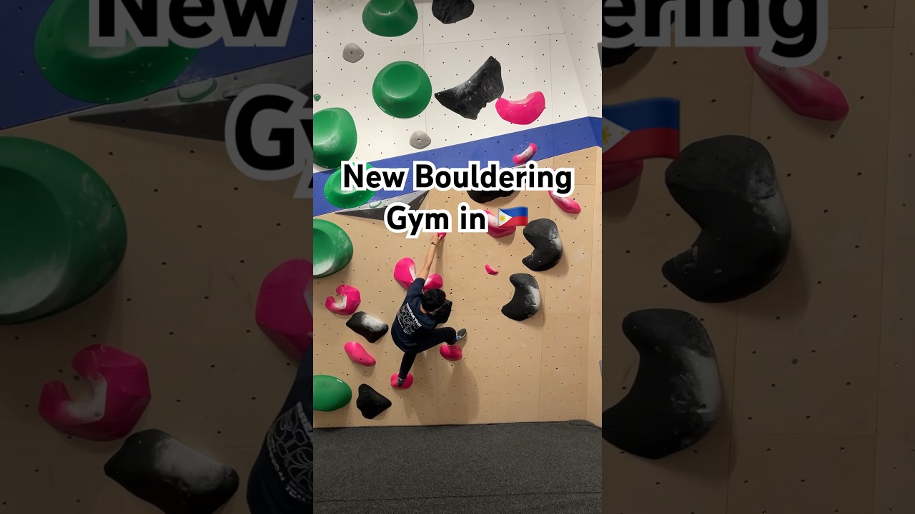 New Bouldering Gym in the Philippines! 😍🇵🇭