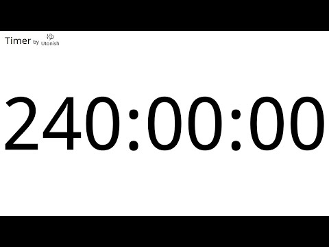 240 Hour Countdown Timer - Longest Timer on YouTube