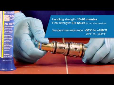 Анаэробный клей WEICONLOCK AN 302-42 фиксатор резьбы видео