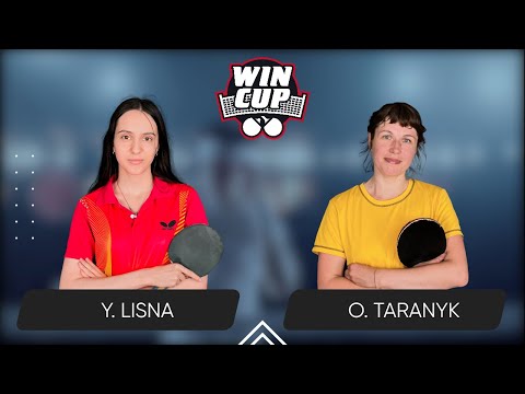 14:30 Yaroslava Lisna - Olena Taranyk West 3 WIN CUP 27.08.2024 | Table Tennis WINCUP