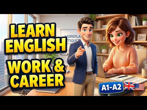 EASY English Learning: Remote Work & Workplace Etiquette (A1-A2 Lesson 17)