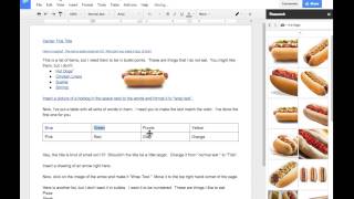 Change the color of the text in Google Docs