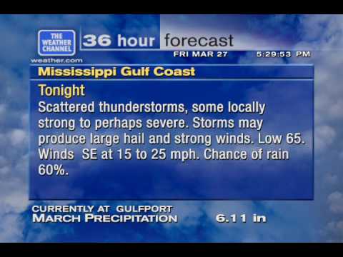 Gulfport WeatherSTAR XL Emulator 3-27-09