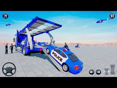Grand Police Vehicles Transport Truck 2021 - Gameplay Walkthrough Part 1 (Android, iOS)