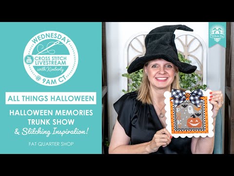 LIVE:  Halloween Spook-tacular Livestream with TONS of Stitching Inspiration! - FlossTube