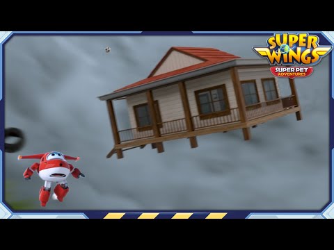 [SUPERWINGS7] Spin to Win Tornado | Superwings Superpet Adventures  | Super Wings | S7 EP29