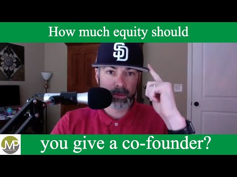 How much equity should I give a co-founder?