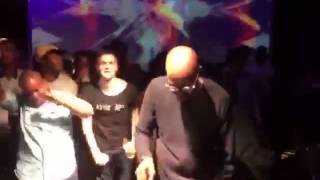 JonT from Middle Ground goes Crazy when Black Coffee plays :You Rock my world