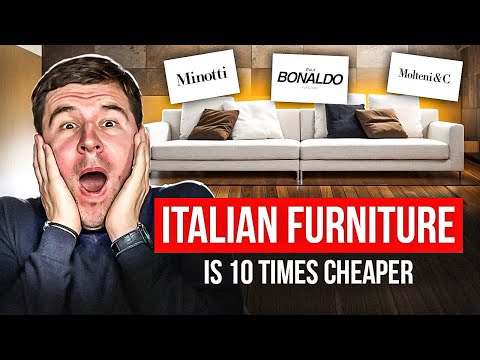 Best Italian Furniture Replicas in One Showroom: Minotti, Bonaldo, Molteni&C