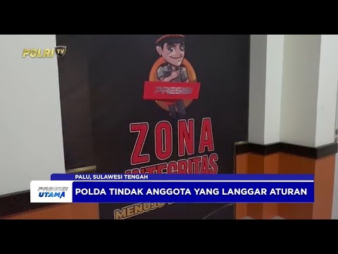 POLDA SULTENG PTDH POLISI YANG TERLIBAT PENIPUAN MODUS PENERIMAAN POLRI