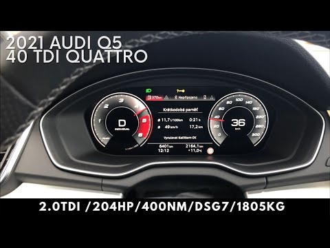 2021 AUDI Q5 40TDI Quattro / Acceleration / 0-100kmh / 80-120kmh /
