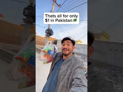 What $1 can BUY you in Pakistan🇵🇰#shorts