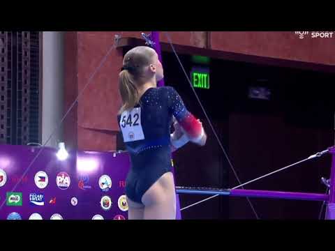 Elena Colas 🇫🇷 Falls on uneven bars final - Junior World Championships 2025
