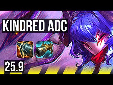 KINDRED & Lulu vs SAMIRA & Blitzcrank (ADC) | 12/3/9 | KR Master | 25.9