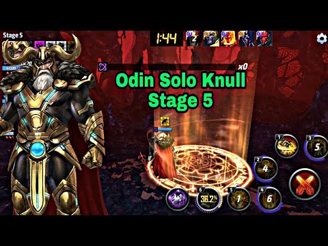 ODIN Solo World Boss Legend Knull Stage 5 - Marvel Future Fight
