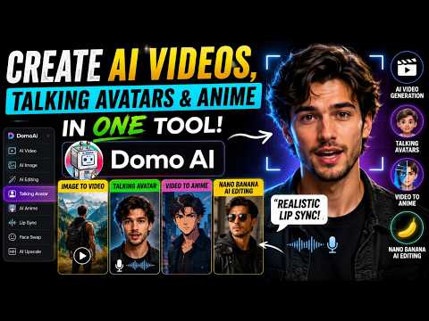 Create AI Videos, Talking Avatars & Anime in One Tool | DomoAI