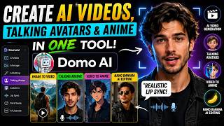 Create AI Videos, Talking Avatars & Anime in One Tool | DomoAI