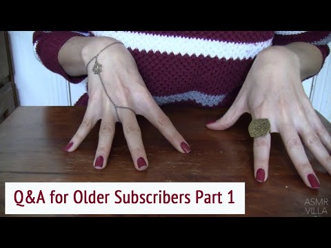 ASMR * Theme: Q & A * Older Subs Part 1 * Fast Tapping * Soft Spoken * ASMRVilla