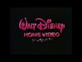 Walt Disney Home Video 1986 No Mickey With Sound Effects