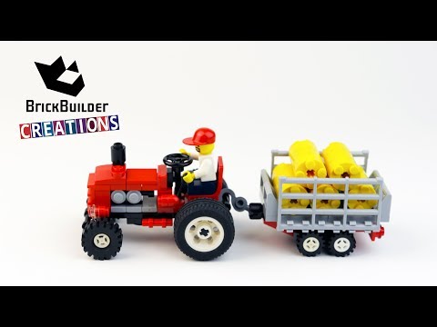 LEGO CITY MOC TRACTOR and TRAILER | 83pcs | Brick Builder Creations