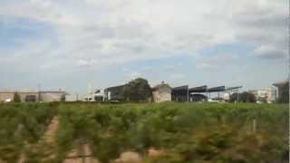 preview picture of video 'TGV moving towards Paris from Bordeaux, France'
