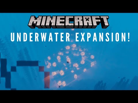 I Made a Minecraft Underwater Base Expansion Build!