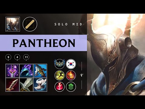 Pantheon Mid vs Azir - KR Challenger Patch 25.24