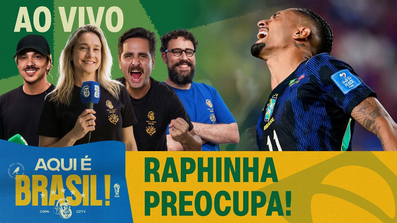 RAPHINHA PREOCUPA A SELEÇÃO PARA SEQUÊNCIA DA COPA DO MUNDO | AQUI É BRASIL