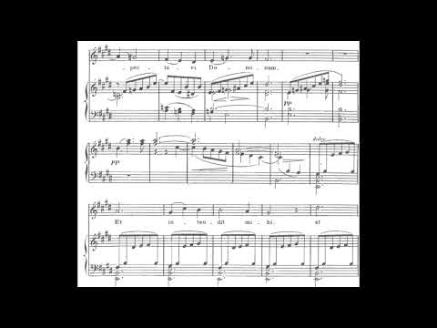 SAINT-SAENS  "Expectans expectavi Dominum" Oratorio de Noël (piano accompaniment with score karaoke)