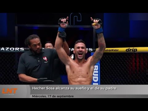 Hecher Sosa se gana un contrato en la UFC