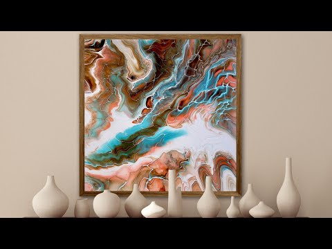 420. Special Collab with Molly’s Artistry—Swipe and Scoop Technique / fluid art