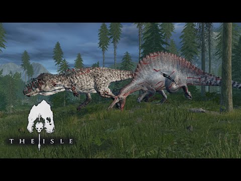 Skilled Giga vs Wounded Spino - The isle legacy - 1v1 -