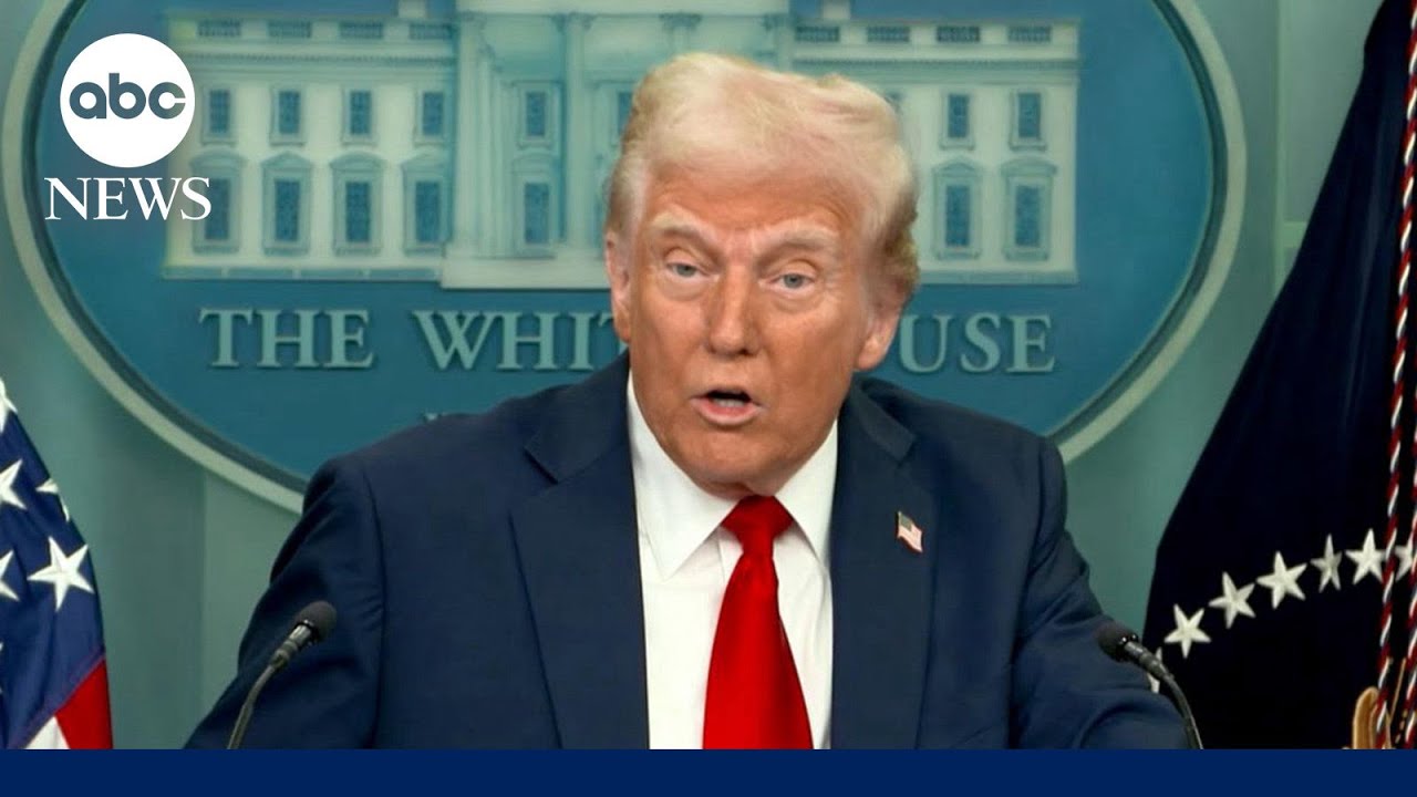 President Donald Trump delivers remarks following DC plane crash