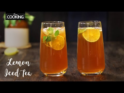 Iced Lemon Tea | Ice Tea l lemon tea l Summer Drinks | How to make Iced Tea | Homemade Ice Tea