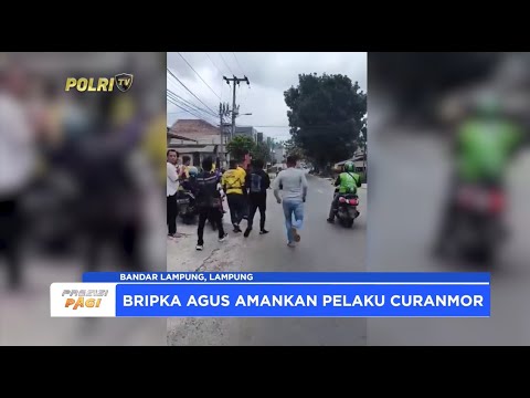 PERSONEL POLDA LAMPUNG AMANKAN PELAKU CURANMOR