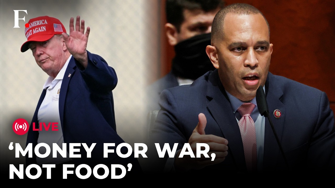 Jeffries LIVE: 'Money for Wars, Not for the Poor' Hakeem Jeffries Slams Donald Trump