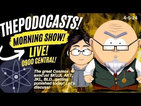 ThePodocasts Morning Show - The Great Cosmos Exodus! Sound projects getting punished today!