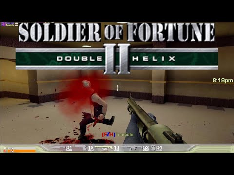 Soldier of Fortune II Deathmatch Multiplayer Gameplay
