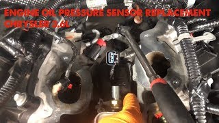 Engine Oil Pressure Sensor Replacement Chrysler 3.6L