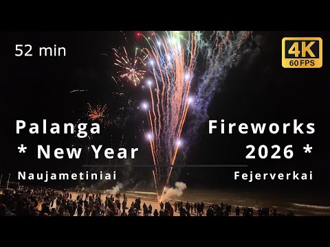 Naujametiniai Fejerverkai 2026 Palanga Fireworks Lithuania