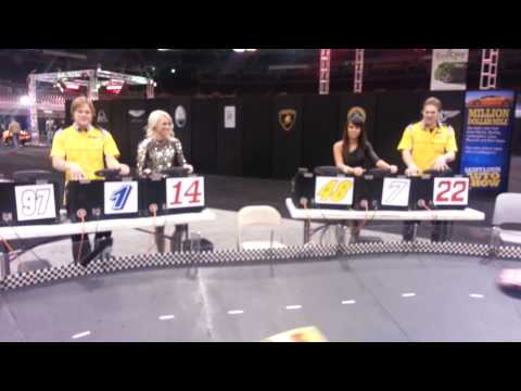 Micro Realty and show girls at St Louis car show