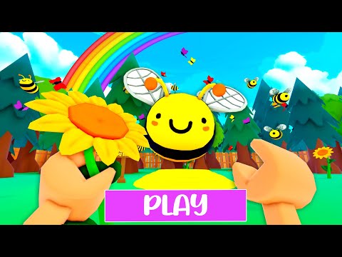 BEE SWARM ESCAPE! (Obby) Easy Mode Roblox Gameplay [4K]