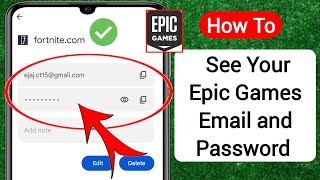 How To Find Your Epic Games Email and Password | Find Your Epic Games Password