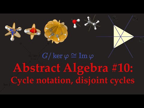 Abstract Algebra 10: cycle notation and disjoint cycles
