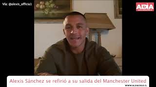 Alexis Sánchez habló de su complicado paso por el Manchester United de Inglaterra