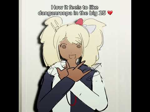 So incelcore… (I MEANT THE FIRST GAME NOT V1) #fyp #danganronpa #animation